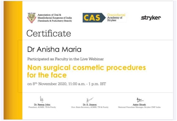 Dr Anisha Maria