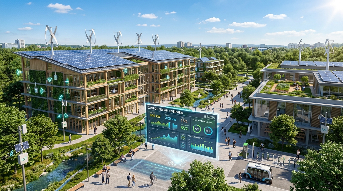 Sustainable Energy Harvesting for Smart Cities & Campus IoT